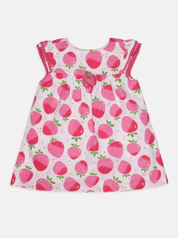 Printed Dress - Strawberries image number null